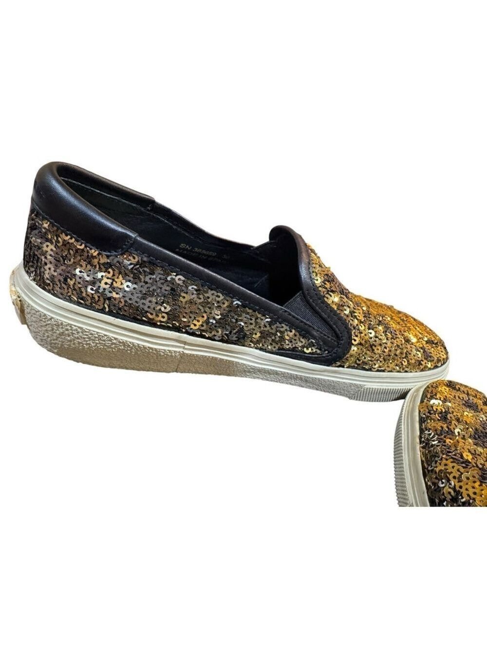 Saint Laurent Sequin Skate Sneakers in Box with COA - Picture 5 of 14